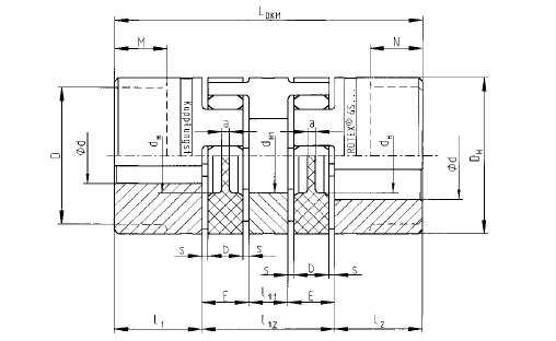 KTR ROTEX-GS DKM型聯(lián)軸器